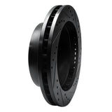 R1 Concepts 99-99 Ford F-250 4WD (Super Duty) Front Left Drilled & Slotted Black Brake Rotor by R1 Concepts RNC-633-54157L