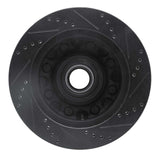 R1 Concepts 99-02 Ford F-250 2WD (Super Duty) Front Left Drilled & Slotted Black Brake Rotor by R1 Concepts RNC-633-54162L