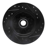 R1 Concepts 98-02 Ford Ranger (USA/Canada) Front Left Drilled & Slotted Black Brake Rotor by R1 Concepts RNC-633-54165L