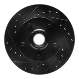 R1 Concepts 98-02 Ford Ranger (USA/Canada) Front Left Drilled & Slotted Black Brake Rotor by R1 Concepts RNC-633-54165L