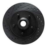 R1 Concepts 99-04 Ford Expedition Front Left Drilled & Slotted Black Brake Rotor by R1 Concepts RNC-633-54170L
