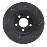 R1 Concepts 01-11 Ford Ranger (USA/Canada) Front Left Drilled & Slotted Black Brake Rotor by R1 Concepts RNC-633-54171L