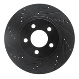 R1 Concepts 01-11 Ford Ranger (USA/Canada) Front Left Drilled & Slotted Black Brake Rotor by R1 Concepts RNC-633-54171L
