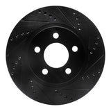 R1 Concepts 01-11 Ford Explorer Sport Front Right Drilled & Slotted Black Brake Rotor by R1 Concepts RNC-633-54171R