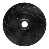 R1 Concepts 01-05 Ford Explorer Sport Front Left Drilled & Slotted Black Brake Rotor by R1 Concepts RNC-633-54172L