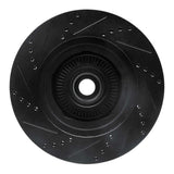 R1 Concepts 01-05 Ford Explorer Sport Front Right Drilled & Slotted Black Brake Rotor by R1 Concepts RNC-633-54172R