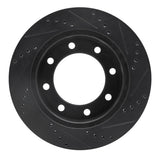 R1 Concepts 99-05 Ford F-250 4WD (Super Duty) Front Left Drilled & Slotted Black Brake Rotor by R1 Concepts RNC-633-54174L