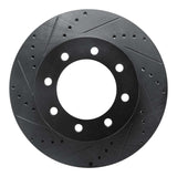 R1 Concepts 99-04 Ford F-450 Super Duty Front Left Drilled & Slotted Black Brake Rotor by R1 Concepts RNC-633-54175L