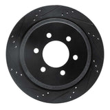 R1 Concepts 02-06 Ford Expedition Rear Left Drilled & Slotted Black Brake Rotor by R1 Concepts RNC-633-54181L