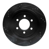 R1 Concepts 02-06 Ford Expedition Rear Right Drilled & Slotted Black Brake Rotor by R1 Concepts RNC-633-54181R