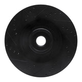 R1 Concepts 04-08 Ford F-150 RWD Front Right Drilled & Slotted Black Brake Rotor by R1 Concepts RNC-633-54184R