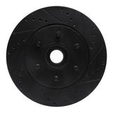 R1 Concepts 04-08 Ford F-150 RWD Front Right Drilled & Slotted Black Brake Rotor by R1 Concepts RNC-633-54184R