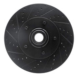 R1 Concepts 04-06 Ford E-150 Club Wagon Front Left Drilled & Slotted Black Brake Rotor by R1 Concepts RNC-633-54191L