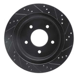 R1 Concepts 04-06 Ford Econoline Rear Left Drilled & Slotted Black Brake Rotor by R1 Concepts RNC-633-54192L
