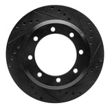 R1 Concepts 05-12 Ford F-350 Super Duty 2WD Rear Right Drilled & Slotted Black Brake Rotor by R1 Concepts RNC-633-54200R