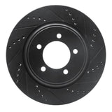 R1 Concepts 06-10 Ford Explorer Sport Trac Front Right Drilled & Slotted Black Brake Rotor by R1 Concepts RNC-633-54203R