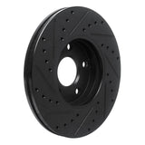 R1 Concepts 10-13 Ford Transit Connect Front Right Drilled & Slotted Black Brake Rotor by R1 Concepts RNC-633-54217R