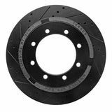 R1 Concepts 11-22 Ford F-350 Super Duty 2WD Rear Left Drilled & Slotted Black Brake Rotor by R1 Concepts RNC-633-54225L