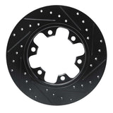R1 Concepts 15-25 Ford Transit-350/SRW Rear Left Drilled & Slotted Black Brake Rotor by R1 Concepts RNC-633-54229L