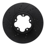 R1 Concepts 15-25 Ford Transit-350 HD/DRW Front Left Drilled & Slotted Black Brake Rotor by R1 Concepts RNC-633-54230L