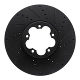 R1 Concepts 15-25 Ford Transit-350 HD/DRW Front Right Drilled & Slotted Black Brake Rotor by R1 Concepts RNC-633-54230R