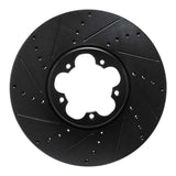 R1 Concepts 14-19 Ford Transit-350/SRW Front Left Drilled & Slotted Black Brake Rotor by R1 Concepts RNC-633-54232L