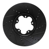 R1 Concepts 14-19 Ford Transit (Mexico) Front Right Drilled & Slotted Black Brake Rotor by R1 Concepts RNC-633-54232R