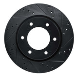 R1 Concepts 19-25 Ford BRONCO Front Right Drilled & Slotted Black Brake Rotor by R1 Concepts RNC-633-54275R