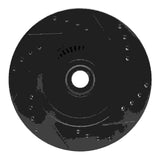 R1 Concepts 87-92 Lincoln Mark VII Front Left Drilled & Slotted Black Brake Rotor by R1 Concepts RNC-633-55000L