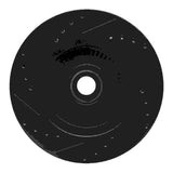 R1 Concepts 87-92 Lincoln Continental Front Right Drilled & Slotted Black Brake Rotor by R1 Concepts RNC-633-55000R