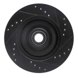 R1 Concepts 84-87 Lincoln CONTINENTAL Front Left Drilled & Slotted Black Brake Rotor by R1 Concepts RNC-633-55001L