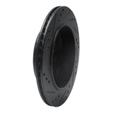 R1 Concepts 03-11 Lincoln Town Car Rear Right Drilled & Slotted Black Brake Rotor by R1 Concepts RNC-633-55003R
