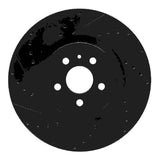 R1 Concepts 15-21 Ford Edge Front Left Drilled & Slotted Black Brake Rotor by R1 Concepts RNC-633-55006L