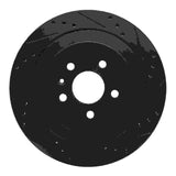 R1 Concepts 13-16 Lincoln MKT Rear Right Drilled & Slotted Black Brake Rotor by R1 Concepts RNC-633-55009R