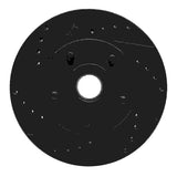 R1 Concepts 79-91 Ford LTD Front Left Drilled & Slotted Black Brake Rotor by R1 Concepts RNC-633-56008L