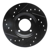R1 Concepts 63-86 Ford Cortina Front Right Drilled & Slotted Black Brake Rotor by R1 Concepts RNC-633-56018R