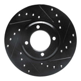 R1 Concepts 63-86 Ford Cortina Front Right Drilled & Slotted Black Brake Rotor by R1 Concepts RNC-633-56018R