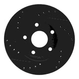 R1 Concepts 88-89 Merkur SCORPIO Front Left Drilled & Slotted Black Brake Rotor by R1 Concepts RNC-633-57001L