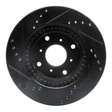 R1 Concepts 87-90 Acura Legend Front Right Drilled & Slotted Black Brake Rotor by R1 Concepts RNC-633-58003R