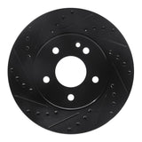 R1 Concepts 94-97 Mercedes-Benz C280 Front Left Drilled & Slotted Black Brake Rotor by R1 Concepts RNC-633-63000L