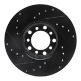R1 Concepts 73-85 Mercedes-Benz 230 Front Right Drilled & Slotted Black Brake Rotor by R1 Concepts RNC-633-63006R