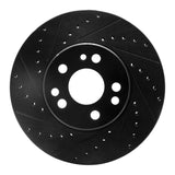 R1 Concepts 91-99 Mercedes-Benz 300SD Front Left Drilled & Slotted Black Brake Rotor by R1 Concepts RNC-633-63021L