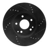 R1 Concepts 96-15 Mercedes-Benz SLK230 Front Left Drilled & Slotted Black Brake Rotor by R1 Concepts RNC-633-63047L