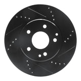 R1 Concepts 96-15 Mercedes-Benz C280 Front Right Drilled & Slotted Black Brake Rotor by R1 Concepts RNC-633-63047R