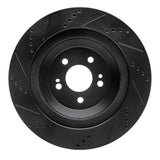 R1 Concepts 14-21 Mercedes-Benz S400 (Canada & Mexico) Rear Right Drilled & Slotted Black Brake Rotor by R1 Concepts RNC-633-63113R