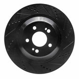 R1 Concepts 14-21 Mercedes-Benz S400 (Canada & Mexico) Rear Right Drilled & Slotted Black Brake Rotor by R1 Concepts RNC-633-63113R