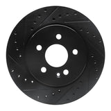 R1 Concepts 98-05 Mercedes-Benz ML320 Front Left Drilled & Slotted Black Brake Rotor by R1 Concepts RNC-633-63122L