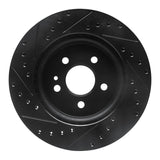 R1 Concepts 98-05 Mercedes-Benz ML430 Front Right Drilled & Slotted Black Brake Rotor by R1 Concepts RNC-633-63122R
