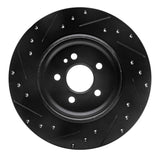 R1 Concepts 00-05 Mercedes-Benz ML500 (USA/Canada) Rear Right Drilled & Slotted Black Brake Rotor by R1 Concepts RNC-633-63125R