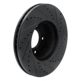 R1 Concepts 08-18 Mercedes-Benz G550 Front Left Drilled & Slotted Black Brake Rotor by R1 Concepts RNC-633-63135L